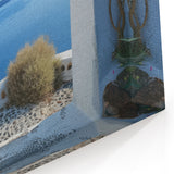 Archway Ocean View Wall Art - Mediterranean Coastal Canvas Prints