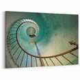 Rustic Spiral Staircase Art - Unique Architectural Wall Decor Prints