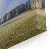 Fields Landscape Acrylic Prints - Winter Wonderland Frosted Trees Art
