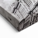 Elegant Royal Palace Architecture Print in Sepia Tone