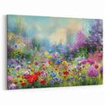 Tranquil Wisteria Garden Wall Art - Beautiful Garden Landscape Print