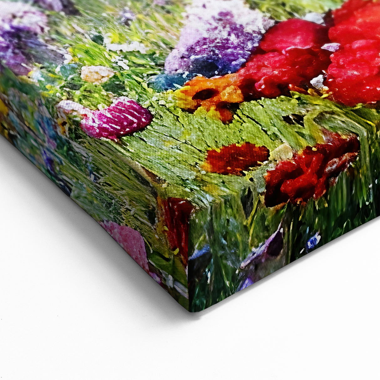 Tranquil Wisteria Garden Wall Art - Beautiful Garden Landscape Print