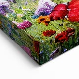 Tranquil Wisteria Garden Wall Art - Beautiful Garden Landscape Print