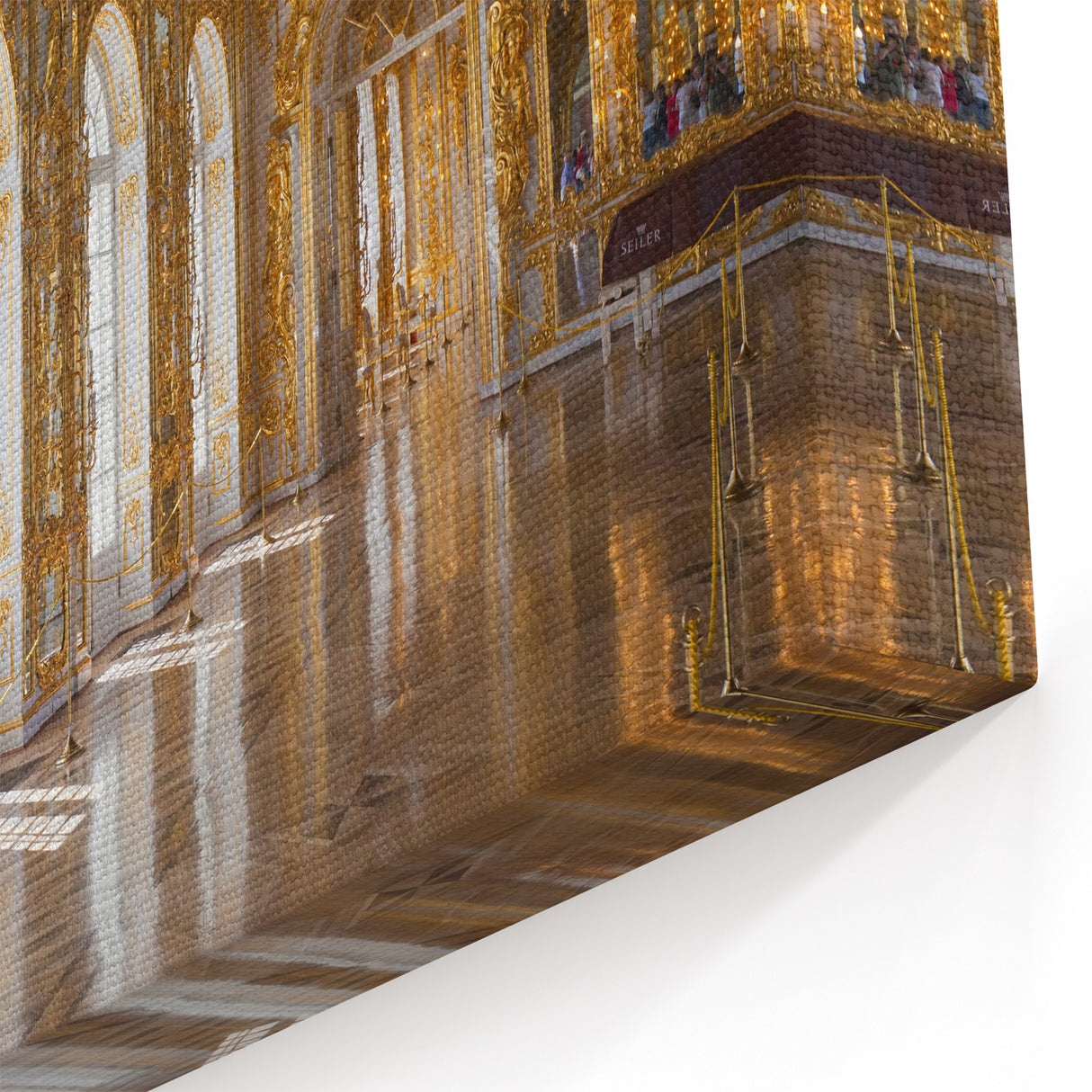 Luxurious Baroque Palace Interior Canvas Wall Art