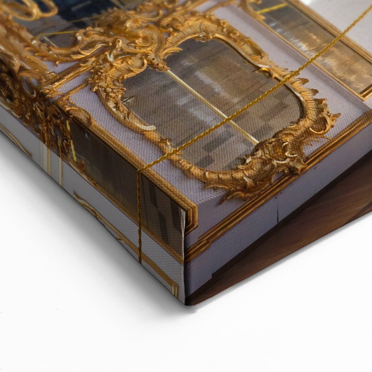 Luxurious Baroque Palace Interior Canvas Wall Art