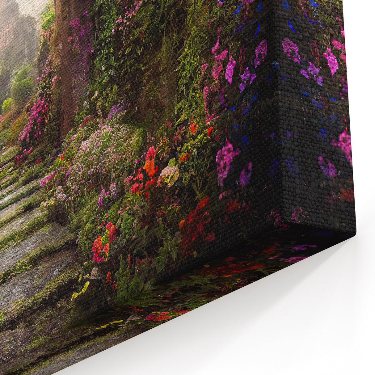 Mystical Garden Arch Wall Art - Enchanting Garden Landscape Print