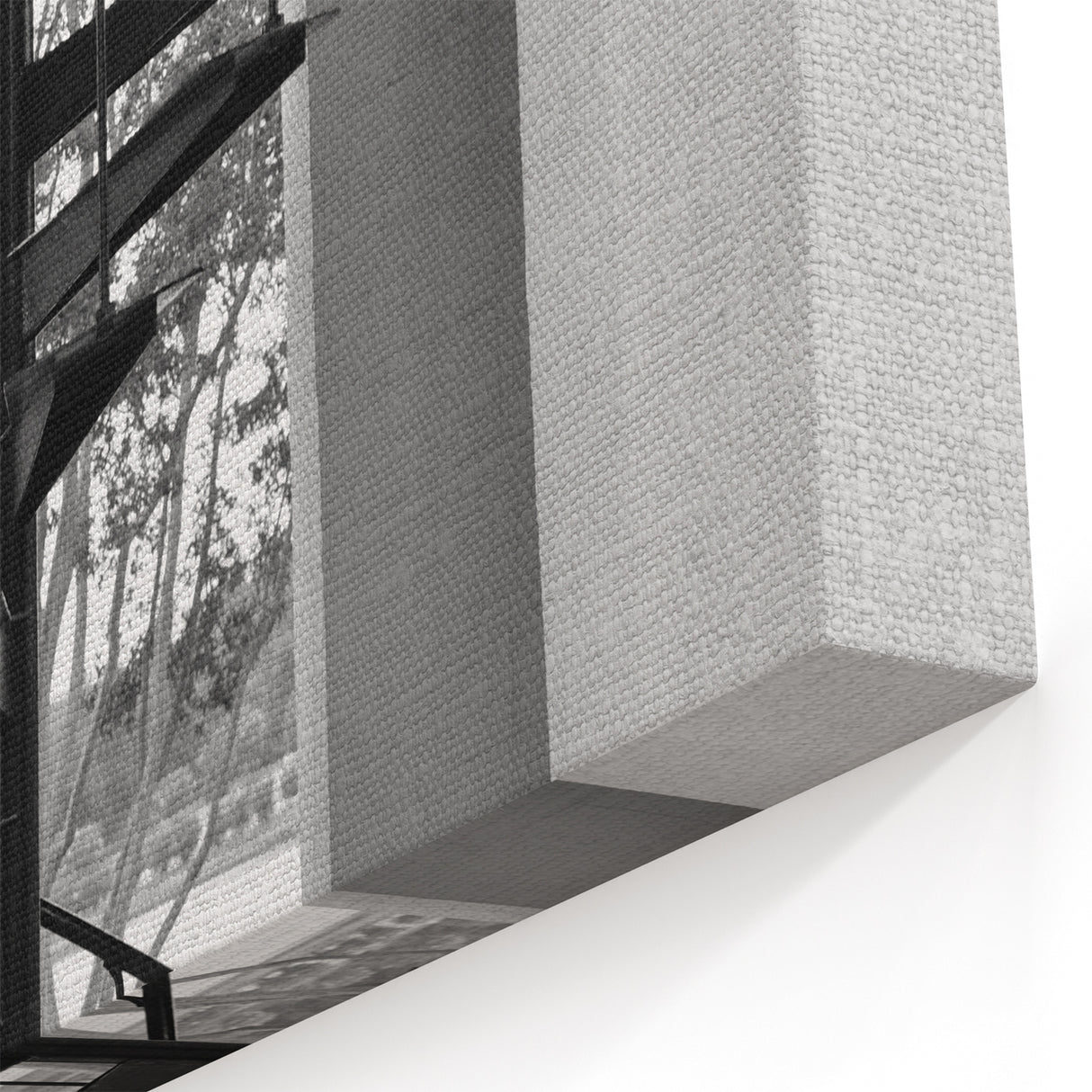 Minimalist Spiral Staircase Photography - Black and White Wall Art