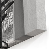 Minimalist Spiral Staircase Photography - Black and White Wall Art