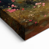 Enchanted Cherry Blossom Path Wall Art - Vibrant Floral Canvas Print