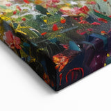 Charming Garden Gazebo Wall Art - Colorful Floral Landscape Print