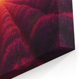 Sunset Lavender Field Wall Art - Vibrant Floral Landscape Canvas Print