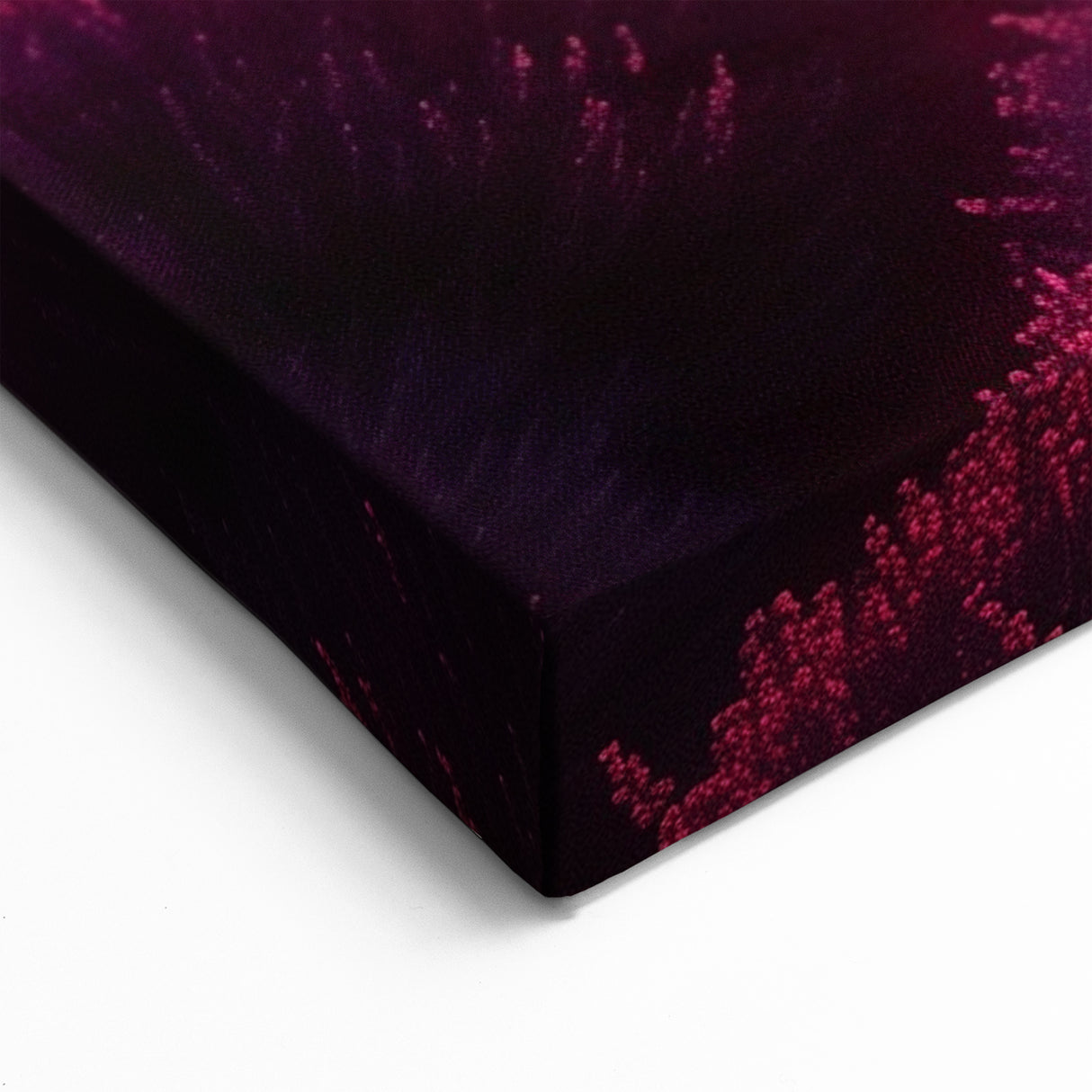 Sunset Lavender Field Wall Art - Vibrant Floral Landscape Canvas Print