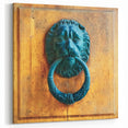 Antique Lion Head Hardware Wall Art - Premium Canvas Print & Decor