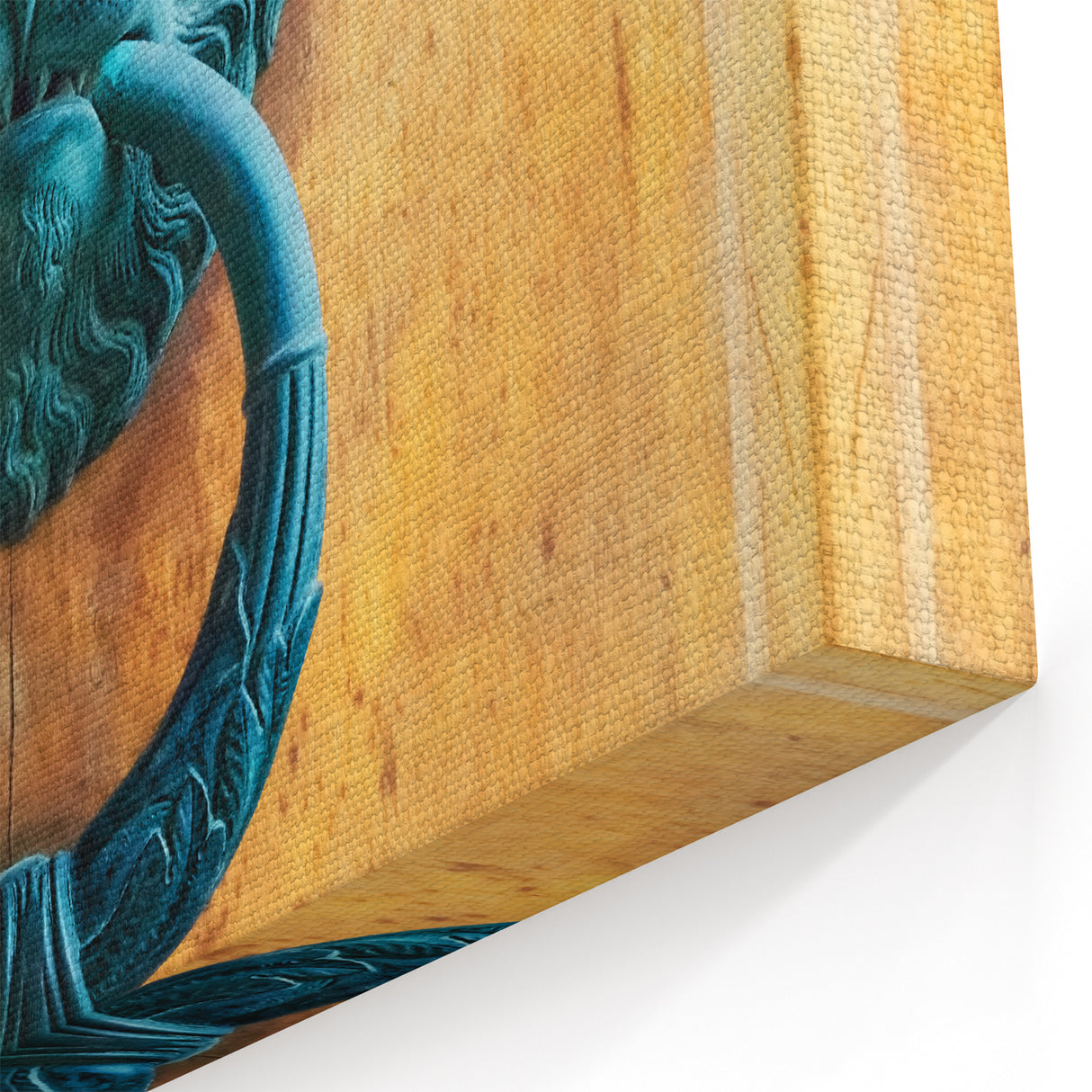 Antique Lion Head Hardware Wall Art - Premium Canvas Print & Decor
