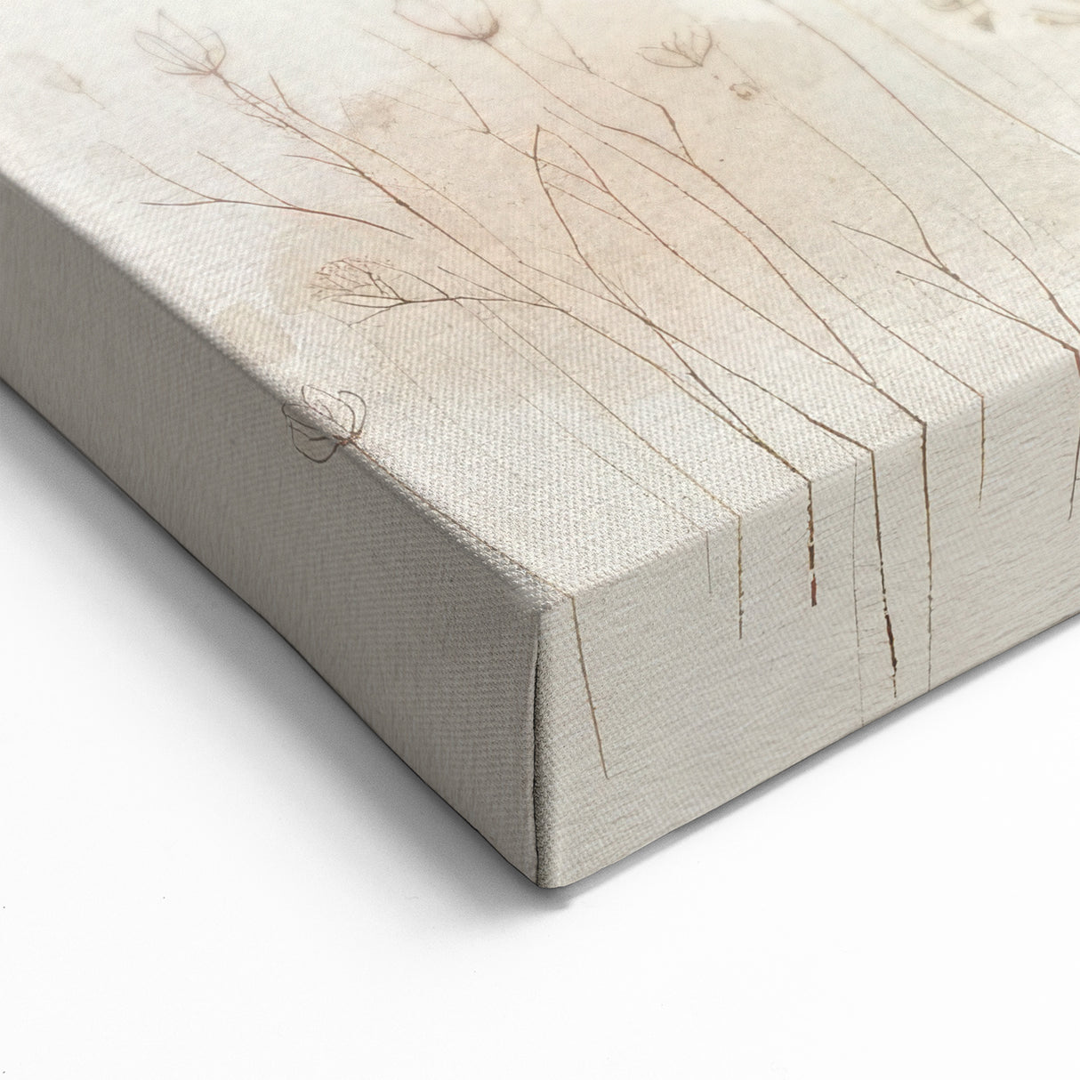 Shepherd and Lamb Wall Art - Serene Farm Animal Canvas Print