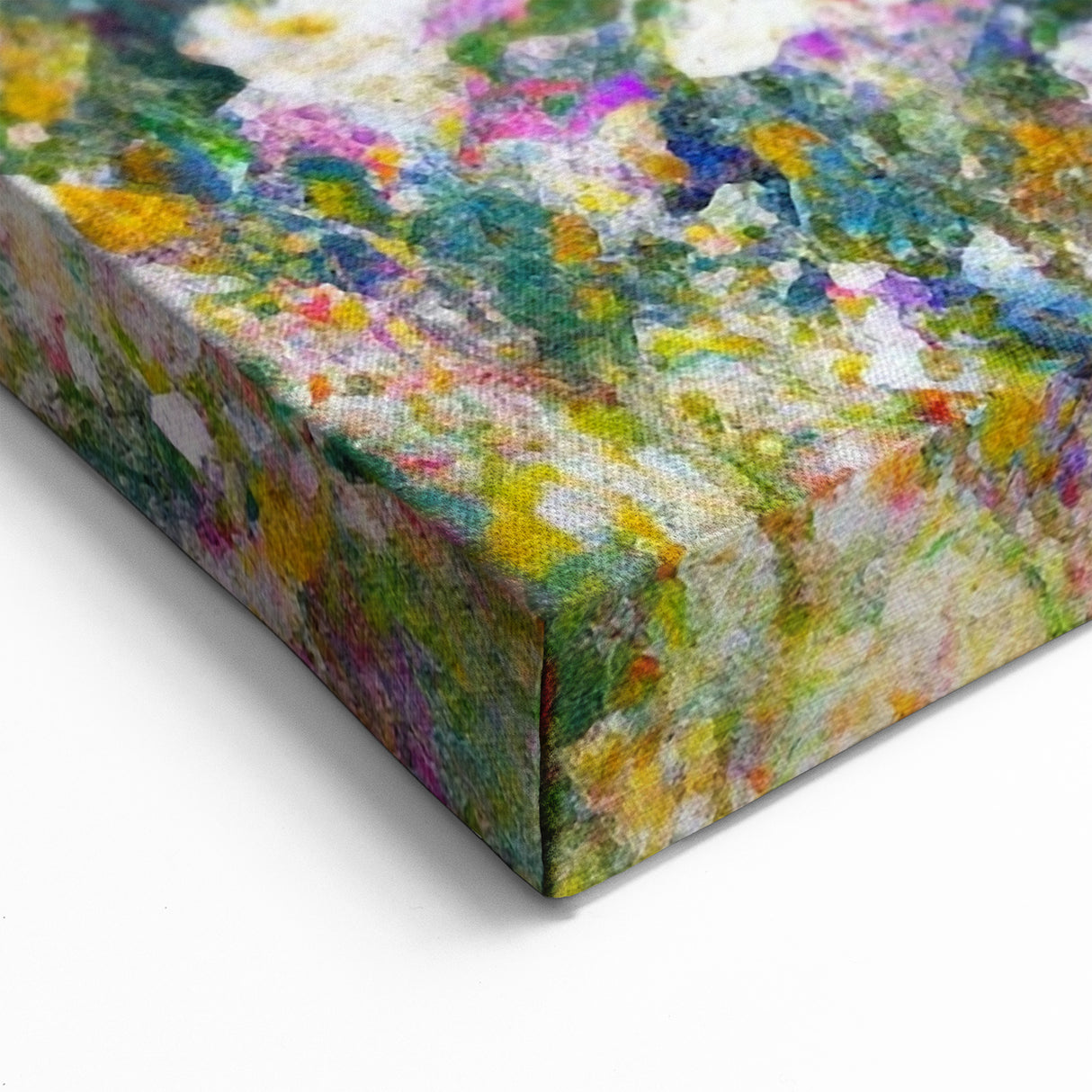 Abstract Garden Bloom Art - Colorful Impressionist Landscape Print