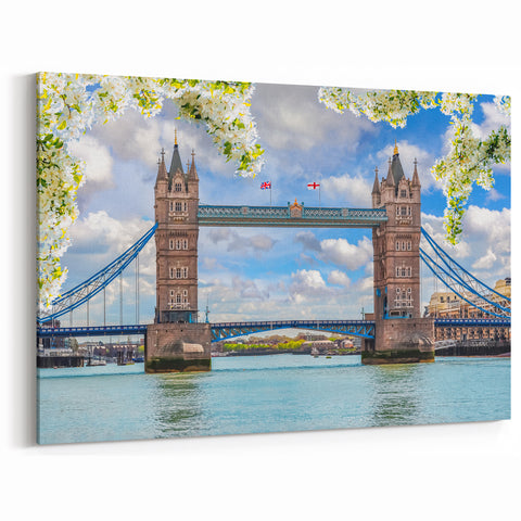 London Tower Bridge Wall Art - Classic Architecture Canvas Prints