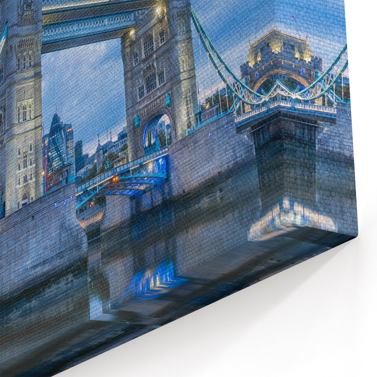 Scenic Tower Bridge Wall Art - Elegant Bridge Photography Print for Home