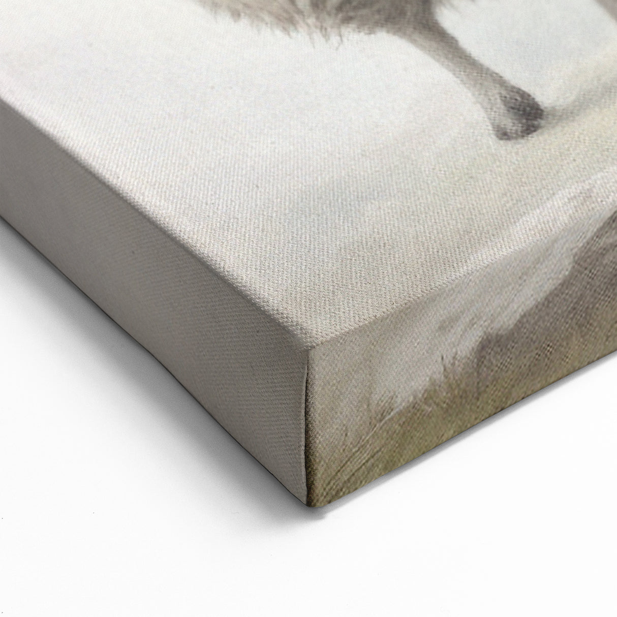 Ethereal Sheep Wall Art - Misty Pasture Canvas Print