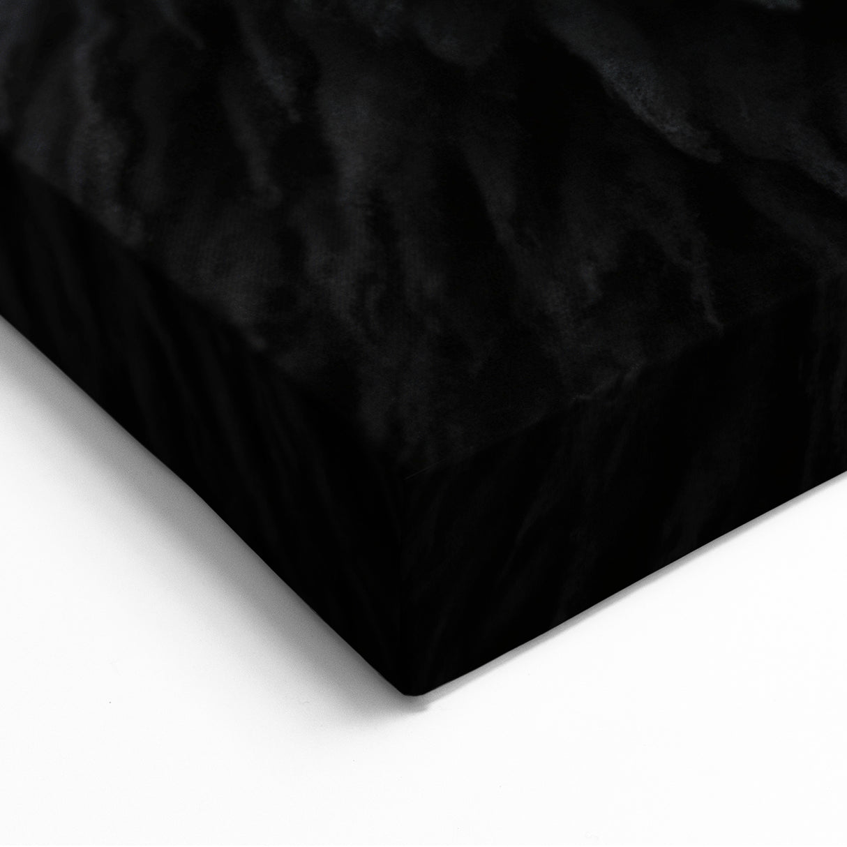 Dramatic Sheep Wall Art - Black and White Farm Animal Canvas Print