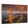 Golden Gate Bridge at Night - Captivating San Francisco Bridge Wall Art