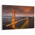 Golden Gate Bridge at Night - Captivating San Francisco Bridge Wall Art