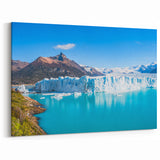 Majestic Glacier Landscape Art - Beautiful Scenic Glacier Canvas Decor
