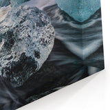 Dramatic Glacier Sunset Art - Stunning Glacier Canvas Wall Decor