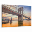 Brooklyn Bridge at Sunrise - Iconic New York Bridge Wall Art Print