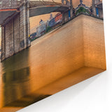 Brooklyn Bridge at Sunrise - Iconic New York Bridge Wall Art Print