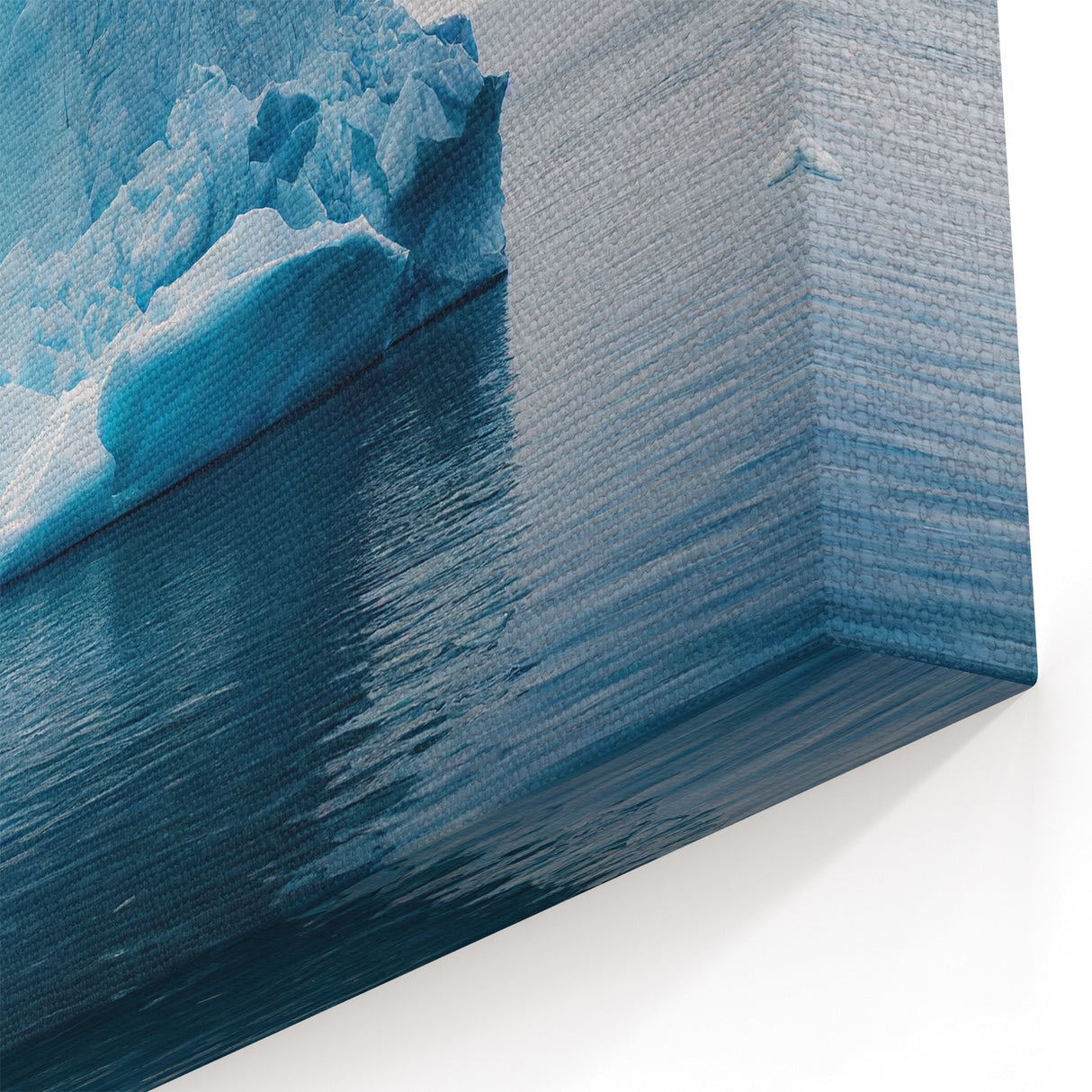 Serene Glacier Art - Tranquil Iceberg Landscape Canvas Wall Decor
