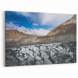 Rugged Glacier Landscape Art - Majestic Mountain Glacier Canvas Decor