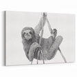 Adorable Sloth Wall Art - Nature-Inspired Canvas Print for Any Space
