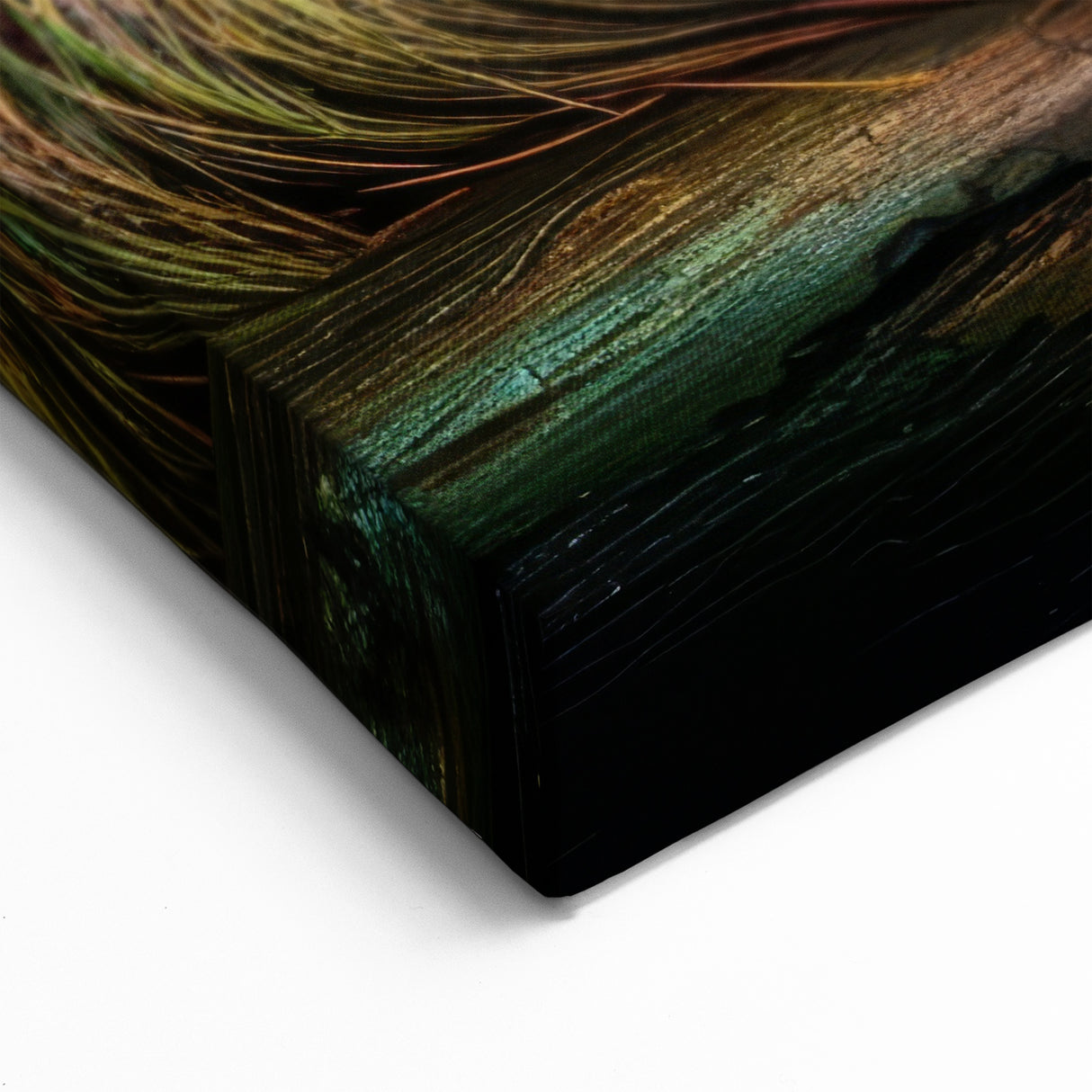 Vibrant Sloth Canvas Print - Colorful Jungle Wildlife Wall Art Decor