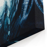 Mesmerizing Glacier Art - Abstract Glacier Photography Canvas Print