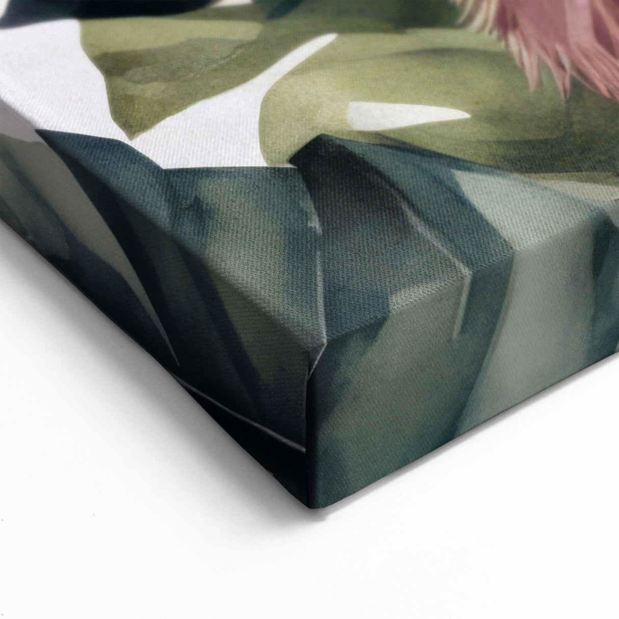 Serene Sloth Jungle Art - Green Leafy Wall Decor for Nature Lovers