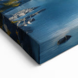 Majestic Glacier Landscape Art - Serene Mountain and Glacier Print