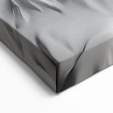 Minimalist Glacier Art - Elegant Monochrome Glacier Landscape Print
