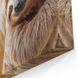 Elegant Sloth Wall Art - Warm Earthy Tones for Modern Decor