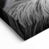 Dramatic Sloth Black & White Art - Modern Monochrome Wall Decor