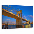 Scenic Brooklyn Bridge Wall Art - Landscape Bridge Canvas Print