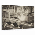 Las Vegas Skyline Photography - Black & White Cityscape Wall Art