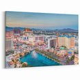 Las Vegas Skyline Wall Art - Vibrant Daytime Cityscape Prints & Canvas
