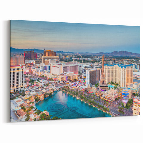 Las Vegas Skyline Wall Art - Vibrant Daytime Cityscape Prints & Canvas