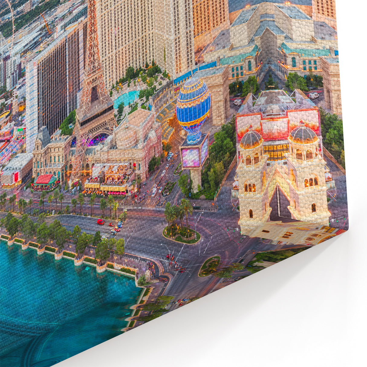 Las Vegas Skyline Wall Art - Vibrant Daytime Cityscape Prints & Canvas