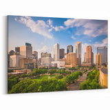 Vibrant Houston Skyline Wall Art – Stunning Cityscape Photography Print
