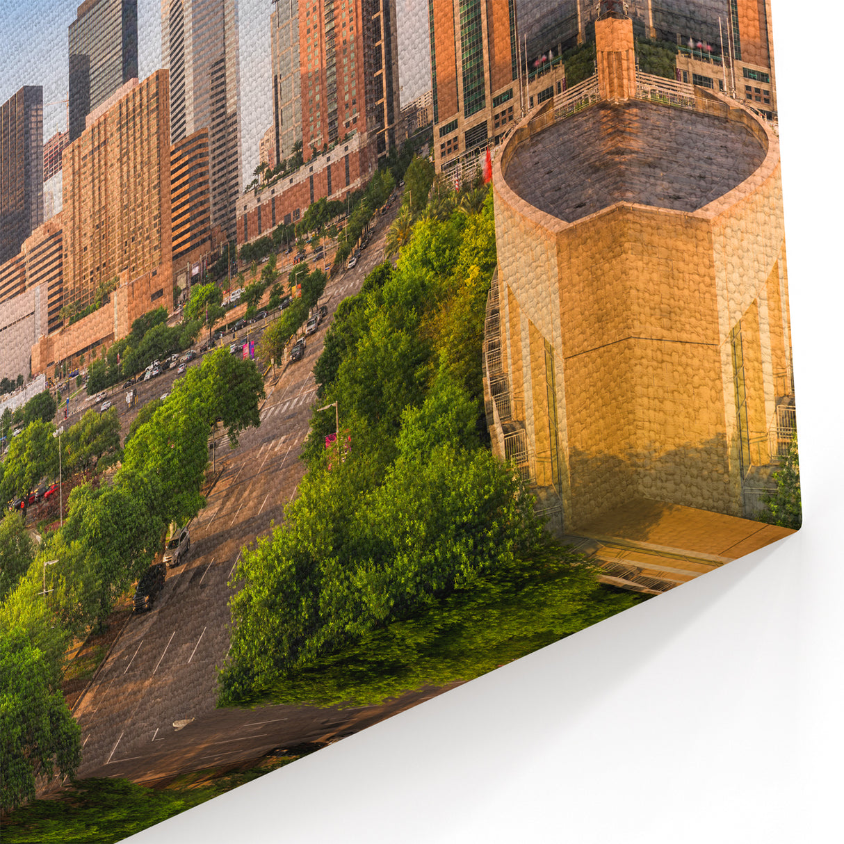 Vibrant Houston Skyline Wall Art – Stunning Cityscape Photography Print