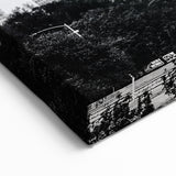 Black and White Houston Skyline Art – Elegant Cityscape Wall Decor