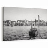 Hong Kong Skyline Wall Art | Cityscape Canvas | Downtown Photography