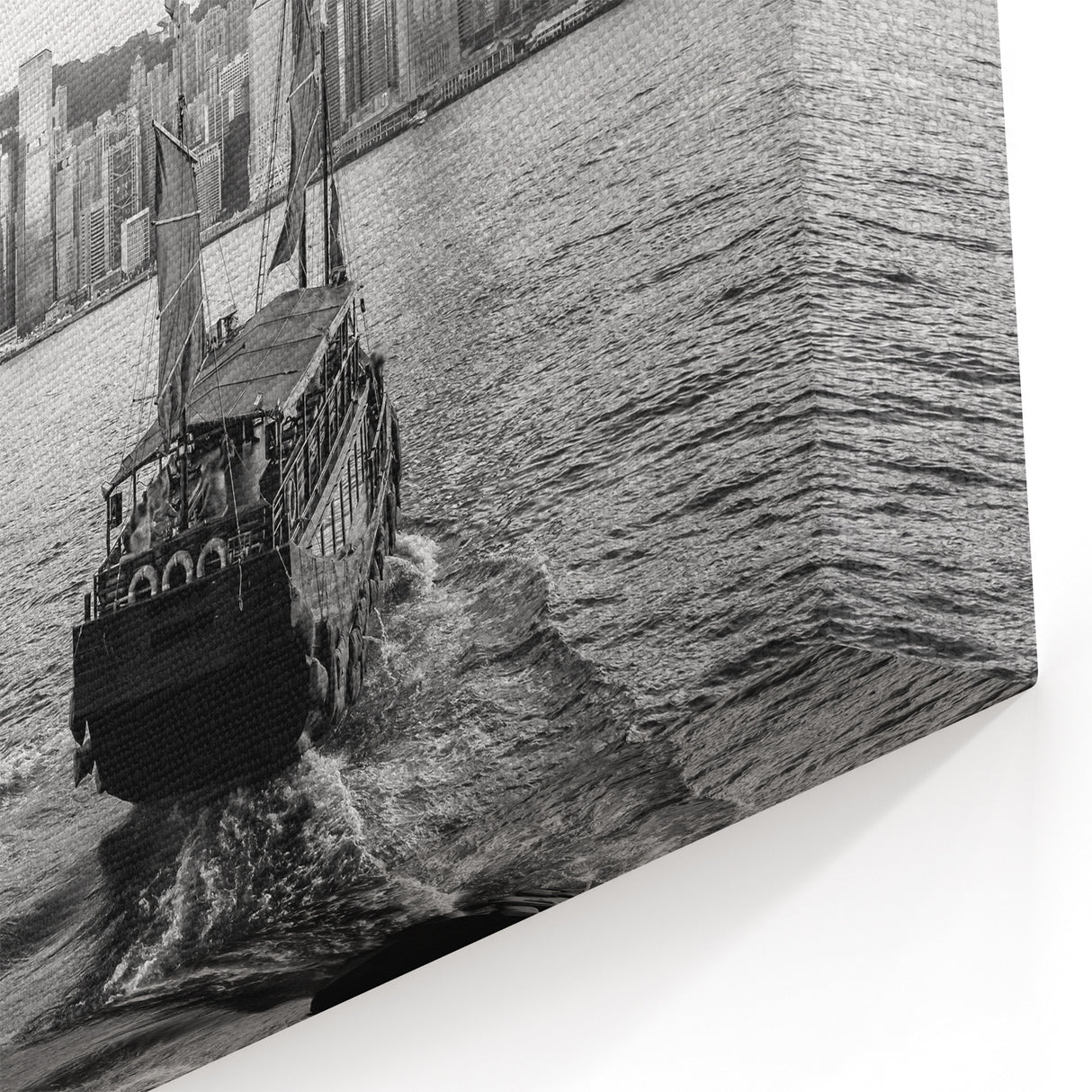 Hong Kong Skyline Wall Art | Cityscape Canvas | Downtown Photography